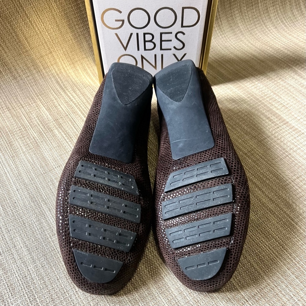 Vaneli Ranon Leather Driving Moccasin Loafer  Brown Size 8 Great Condition - Picture 8 of 13